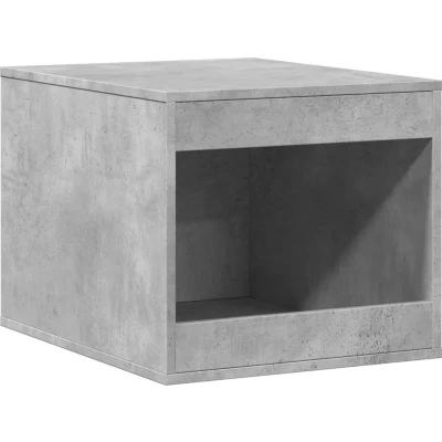 Afbeelding van Kattenbakkast 47x59x42 cm bewerkt hout betongrijs