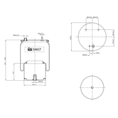Afbeelding van Febi Bilstein Veerbalg 38607