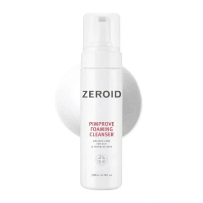 Afbeelding van ZEROID Pimprove Foaming Cleanser 200ml Balanszorg voor Vette &amp; Probleemhuid Acnegevoelige Huid Gevoelige Gezichtsreiniger Koreaanse Huidverzorging Acne Prone Skin Face Korean Skincare