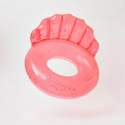 Afbeelding van Sunnylife Pool Floats Luxe Zwemband Neon Coral PVC Roze