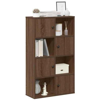 Afbeelding van vidaXL Boekenkast 60x24x101,5 cm bewerkt hout bruin eikenkleurig
