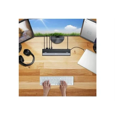 Image de j5create JCD543P Station d&#039;accueil USB C VGA, 2 x HDMI, DP GigE 90 Watt