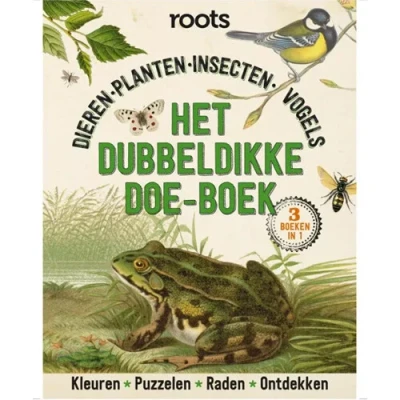 Afbeelding van Fontaine uitgevers het dubbeldikke doe boek dieren planten insecten vogels