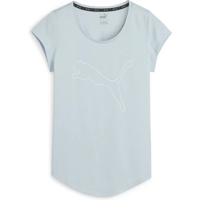 Afbeelding van PUMA PERFORMANCE Heather CAT TEE W Dames Sportshirt Turquoise Surf