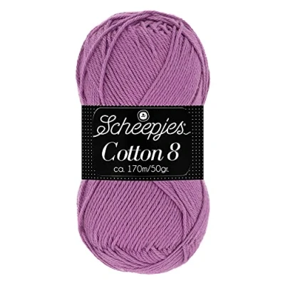 Afbeelding van Scheepjes Cotton 8 kleur 726 Lila (op=op)