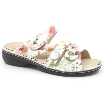 Afbeelding van Finn Comfort Ventura Soft Nautic (bleu) Mules Marques, bleu, cuir (nubukvienna), Noir , 40 EU