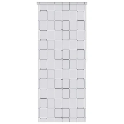 Image de vidaXL Store roulant de douche 80x240 cm Carré