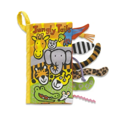 Afbeelding van Jellycat staartenboek jungledieren