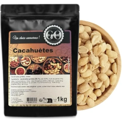 Afbeelding van Gegrilde gezouten pinda&#039;s 1 kg LA PLANTIGO