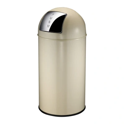Afbeelding van Afvalbak 40ltr Eko Pushcan créme