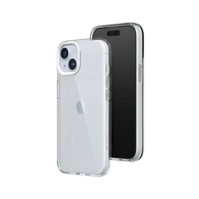 Afbeelding van RHINOSHIELD Transparant compatibel met [iPhone 15 Plus] Vergeelt niet, hoge transparantie, aanpasbare transparante beschermhoes wit
