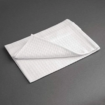 Afbeelding van Vogue theedoek honingraatstructuur wit (10 stuks)