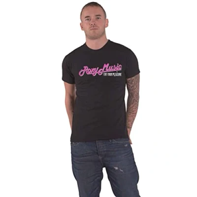 Afbeelding van Roxy Music For Your Pleasure Tour Heren T shirt L Zwart