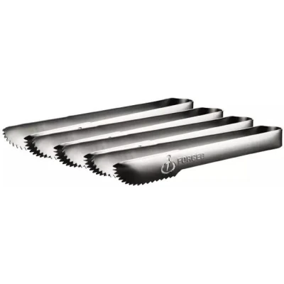 Afbeelding van Forged Serveertangen Churrasco RVS 4 stuks