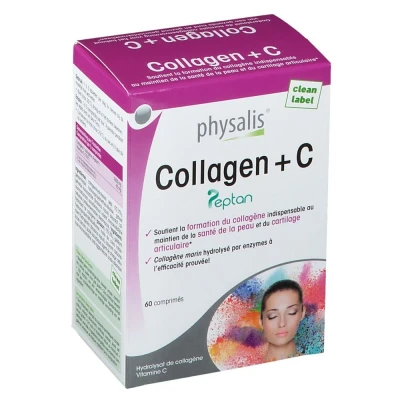 Afbeelding van Physalis Collagen + C (60 Tabletten)