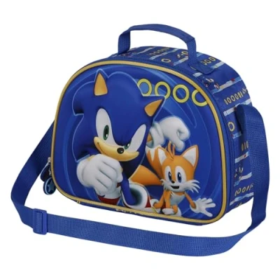 Afbeelding van Karactermania Sonic The Hedgehog Sega Tails 3d lunchtas Blauw