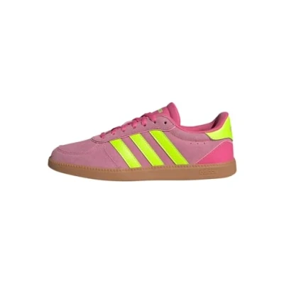 Image de adidas Baskets Breaknet Sleek Sportswear pour femme, Pulse Magenta Lucid Lemon Bliss Pink, 36 2/3 EU