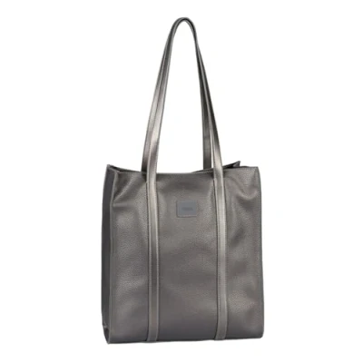 Afbeelding van Gabor Shopper Schoudertas Elfie Zip Tote Bag Metallic Grey Antraciet