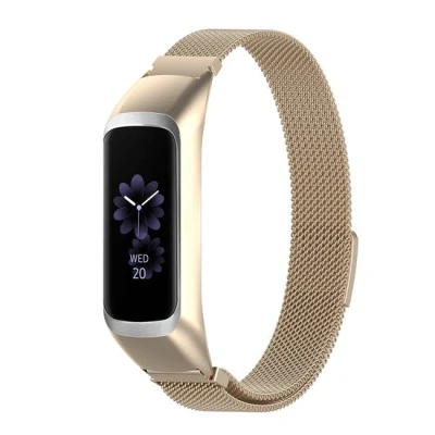 Afbeelding van Milanese band Vintage goud Samsung Galaxy Watch Fit 2