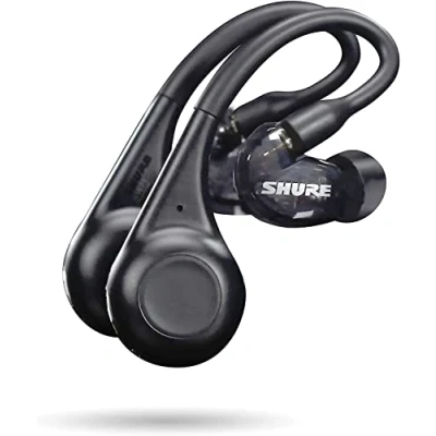 Afbeelding van Shure AONIC 215 TW2 True Wireless Sound Isolating oortjes met Bluetooth 5 techniek, Eersteklas audio, Stevige pasvorm over het oor, accuduur van 32 uur, tiptoetsbediening (Gen 2) Zwart