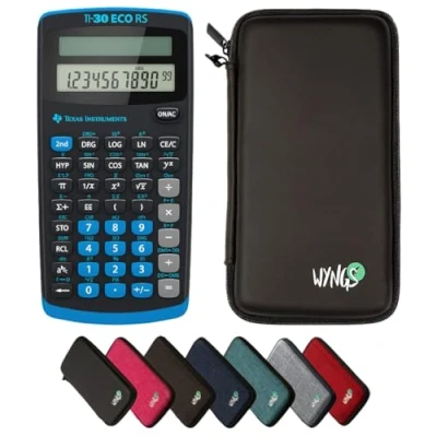 Afbeelding van CALCUSO Basispakket zwart met Rekenmachine TI 30 ECO RS