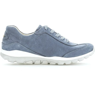 Afbeelding van Gabor rollingsoft sensitive 46.965.16 dames rollende wandelsneaker blauw maat 38 (EU) 5 (UK)