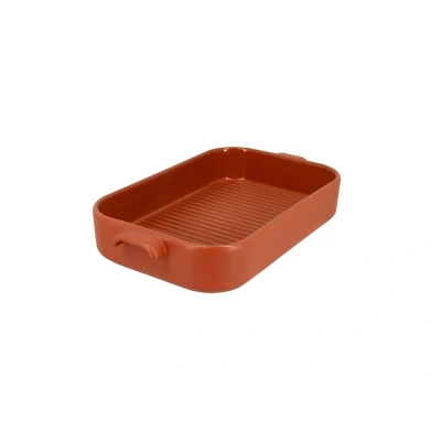 Afbeelding van Ogo Living Octave Ovenschaal Grill 26,5x15cm Terracotta Aardewerk