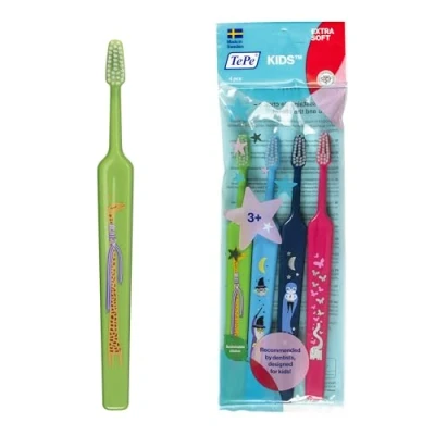 Afbeelding van TePe Kids x soft tandenborstel 4st