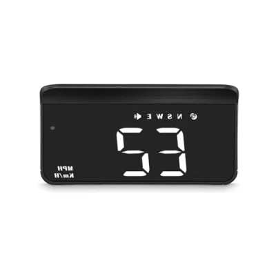 Afbeelding van AMROOLOO Hoofd up display voor auto&#039;s, HUD, kan op de voorruit worden gemonteerd, head autovoorruit, GPS snelheidsmeter, snelheidsweergave, geschikt alle auto&#039;s