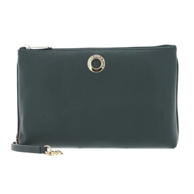 Afbeelding van MANDARINA DUCK Leren Schoudertas Mellow Leather Crossover Bag Dark Forest Groen