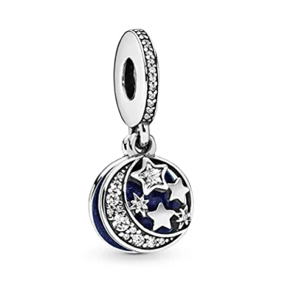 Afbeelding van Pandora 925 Sterling Zilveren Vintage Night Sky Bedel 791993CZ