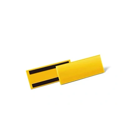 Afbeelding van DURABLE labeltas, magnetisch, geel/transparant, 210 x 74 mm, 50 stuks