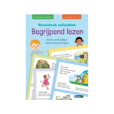 Afbeelding van Deltas Reuzeleuk Oefenblok Begrijpend Lezen