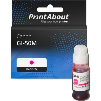 Afbeelding van Huismerk Canon GI 50M Inktcartridge Magenta Hoge capaciteit