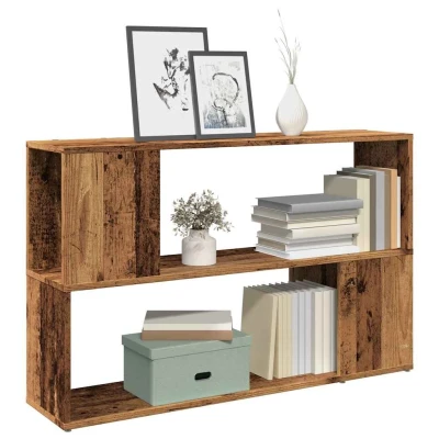 Afbeelding van vidaXL Boekenkast 100x24x63 cm bewerkt hout oud houtkleurig