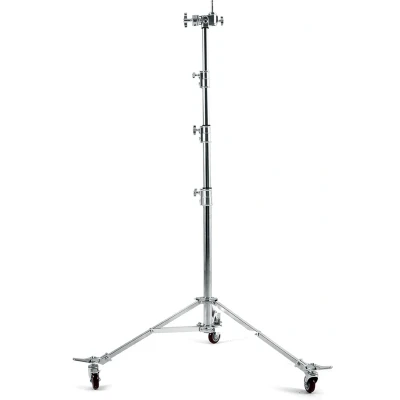 Afbeelding van Bresser Heavy Duty Lampstatief BR C6M Met Wielen 600 CM Maximale Belasting 30KG
