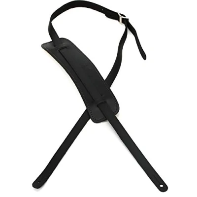 Afbeelding van Fender Gitaarband Super Dlx Vintage Leder, zwart