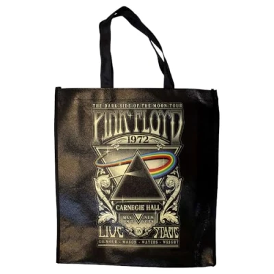 Afbeelding van Pink Floyd Carnegie Hall Poster Schoudertas Zwart