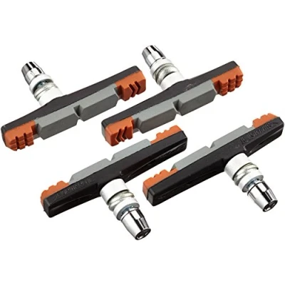 Afbeelding van XLC BS V10 Remblokjes V Brake Carbonlook 72mm Set van 4 stuks Zwart