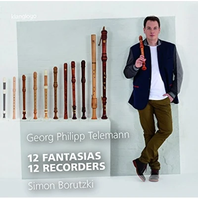 Afbeelding van Telemann; 12 Fantasias Recorde