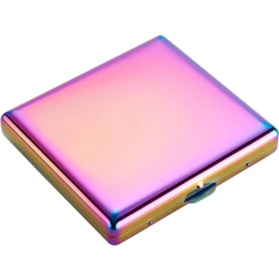 Afbeelding van Sigarettendoosje Regenboog 20 Sigaretten Luxe Sigarettenhouder
