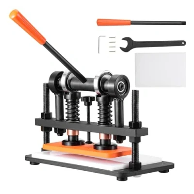 Image de VEVOR Machine à Découper du Cuir 260 x 120 mm Capacité 1,5 T Presse de Découpe Manuelle Course Réglable 12 Perforatrice pour Papier Mousse Plastique Caoutchouc Différents Matériaux