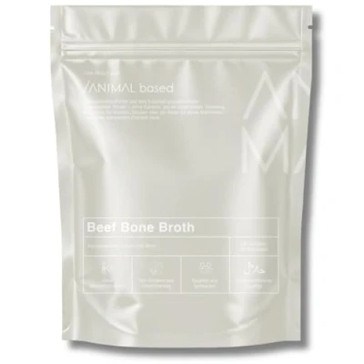 Afbeelding van Botbouillon wilgenrundvlees poeder [200 g] 20 porties ca. 81% collageen Made in Zweden Duitsland zonder additieven, suiker en lactose Bone Broth gecertificeerd halal