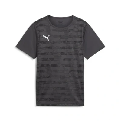 Afbeelding van PUMA individualRISE Graphic Jersey Jr Jongens Sportshirt Asphalt Maat 140
