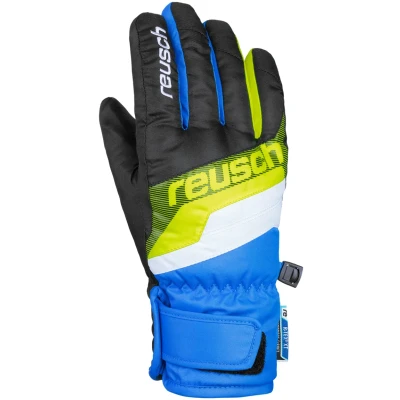 Afbeelding van Reusch Dario R tex XT kinderhandschoenen L Black/Brilliant Blue