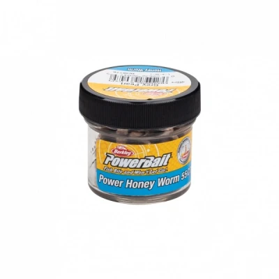Afbeelding van Berkley Power Honey Worms Grey Pearl (2,5cm) (55 stuks) Forel kunstaas