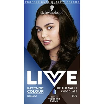 Afbeelding van Schwarzkopf Live Intense Colour Bitter Sweet Chocolate 89, 2 Stuk
