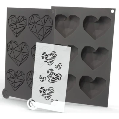 Afbeelding van Plate it Garneermallen Love Set/3