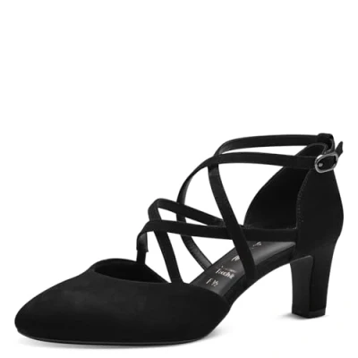 Afbeelding van Tamaris Klassieke pumps, Dames, Maat: 41, Schwarz Textiel