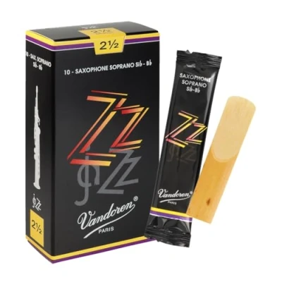Afbeelding van Vandoren ZZ Sopransaxofoon 2,5 doos met 10 rieten Riet voor sopraan saxofoon